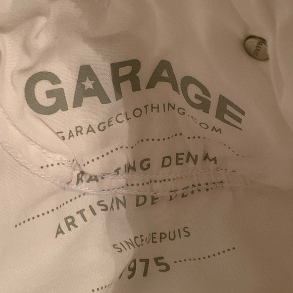 Garage white jeggings size 9 with stretch, high waisted, perfect for beachwear - Picture 10 of 10